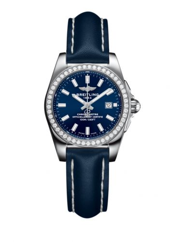 Galactic 29 Stainless Steel / Diamond / Horizon Blue / Calf