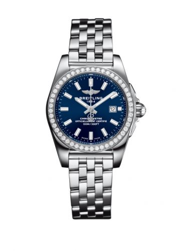 Galactic 29 Stainless Steel / Diamond / Horizon Blue / Bracelet