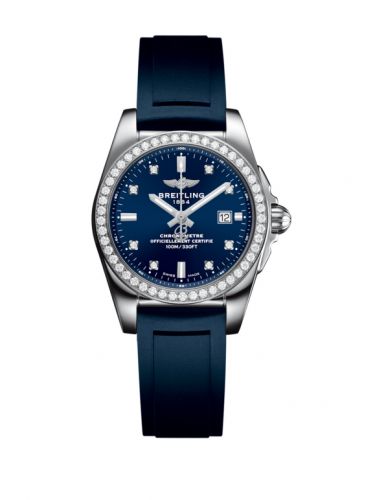 Galactic 29 Stainless Steel / Diamond / Horizon Blue Diamond / Rubber