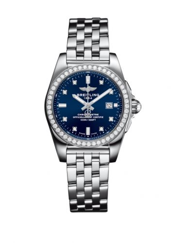 Galactic 29 Stainless Steel / Diamond / Horizon Blue Diamond / Bracelet