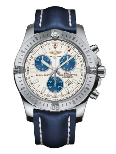 Colt Chronograph Stratus Silver / Calf / Pin