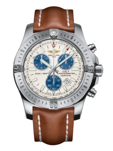 Colt Chronograph Stratus Silver / Calf / Pin