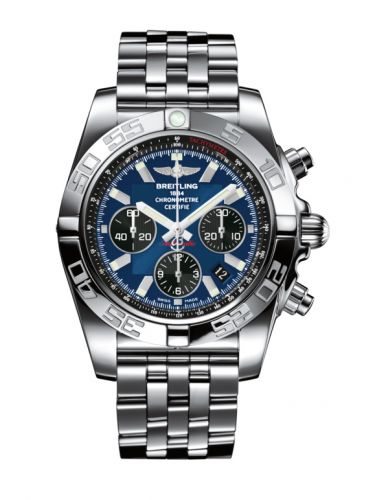 Chronomat 44 Stainless Steel / Blackeye Blue / Bracelet