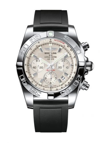 Chronomat 44 Stainless Steel / Silver / Rubber