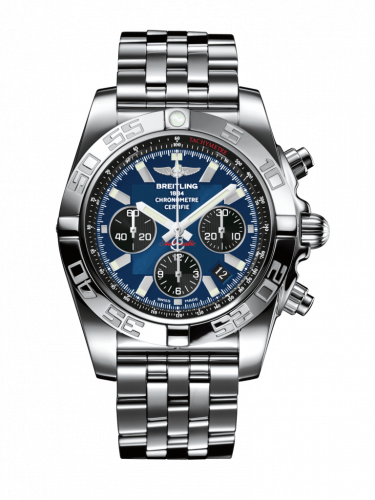 Chronomat 44 Stainless Steel / Blackeye Blue / Bracelet