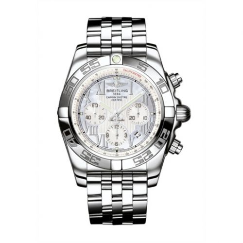 Chronomat 44 Stainless Steel / Pearl Roman / Bracelet