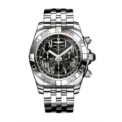 Chronomat 44 Stainless Steel / Onyx Black Roman / Bracelet