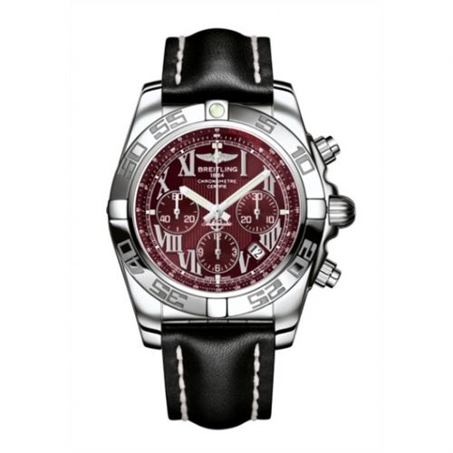 Chronomat 44 Stainless Steel / Mirage Red / Calf