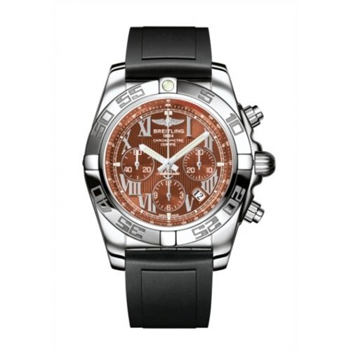 Chronomat 44 Stainless Steel / Amber / Rubber