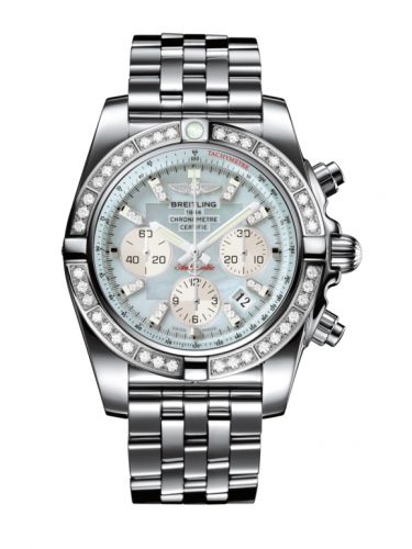 Chronomat 44 Stainless Steel / Diamond / Gray Pearl Diamond / Bracelet