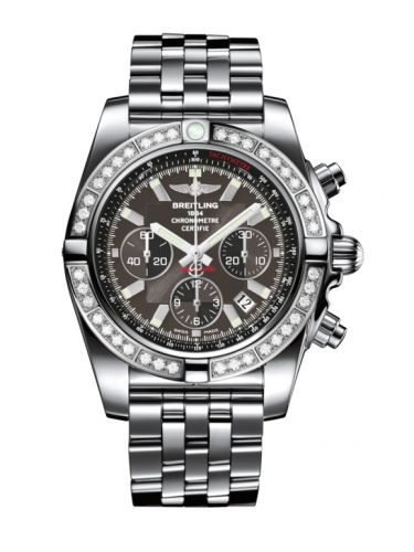 Chronomat 44 Stainless Steel / Diamond / Carbon Black / Bracelet