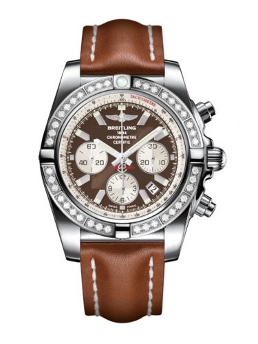 Chronomat 44 Stainless Steel / Diamond / Metallica Brown / Calf