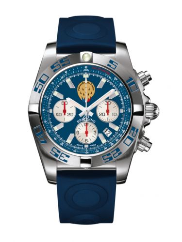 Chronomat 44 Stainless Steel / Patrouille de France / Rubber