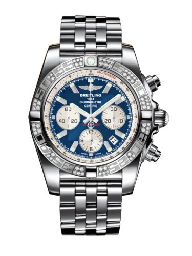 Chronomat 44 Stainless Steel / Diamond / Metallica Blue / Bracelet