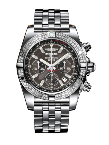 Chronomat 44 Stainless Steel / Diamond / Carbon Black / Bracelet