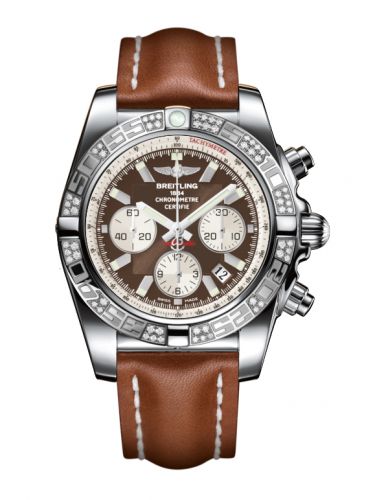 Chronomat 44 Stainless Steel / Diamond / Metallica Brown / Calf
