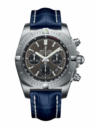 Chronomat B01 Chronograph 44 Stainless Steel / Blackeye Grey / Croco / Pin