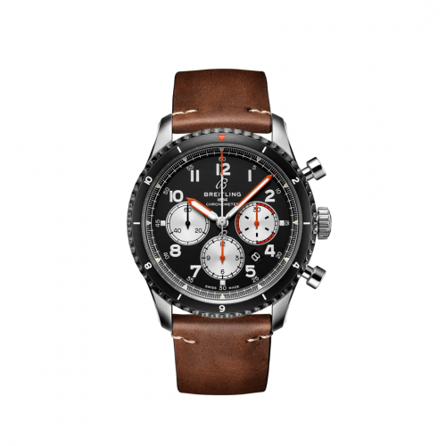 Aviator 8 B01 Chronograph 43 Stainless Steel / Mosquito / Calf / Pin