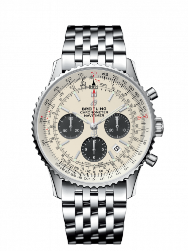 Navitimer 1 B01 Chronograph 43 Stainless Steel / Silver / Bracelet