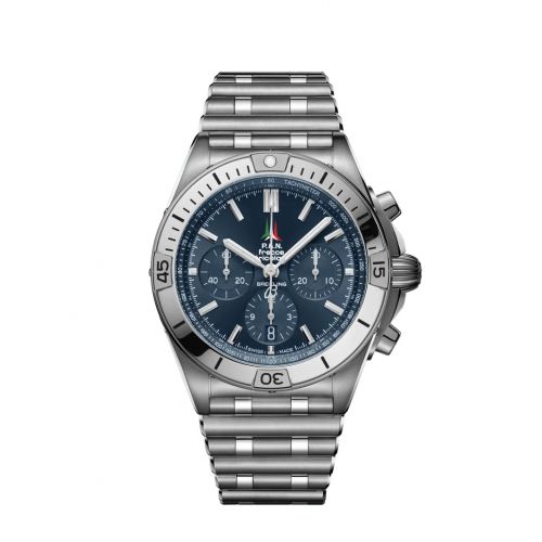 Chronomat B01 42 Stainless Steel / Frecce Tricolori / Rouleaux