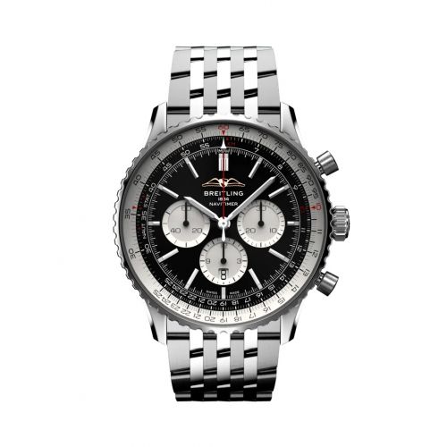 Navitimer B01 Chronograph 46 Stainless Steel / Black / Bracelet