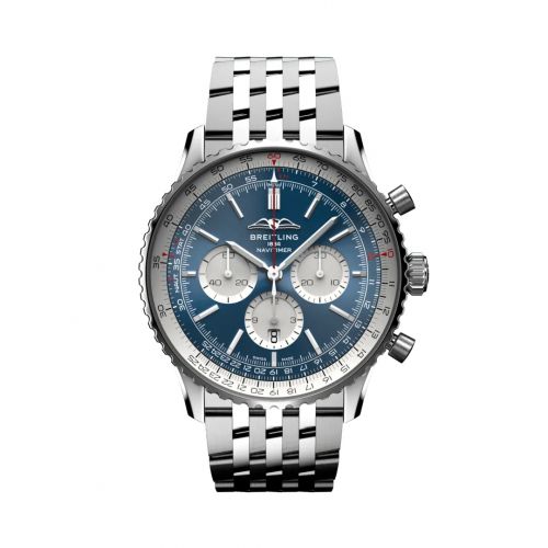 Navitimer B01 Chronograph 46 Stainless Steel / Blue / Bracelet