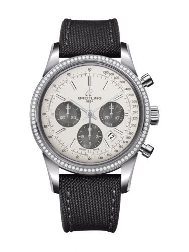 Transocean Chronograph Stainless Steel / Diamond / Panda / Military
