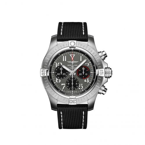Avenger B01 Chronograph 45 Stainless Steel / Anthracite / Strap - Pin