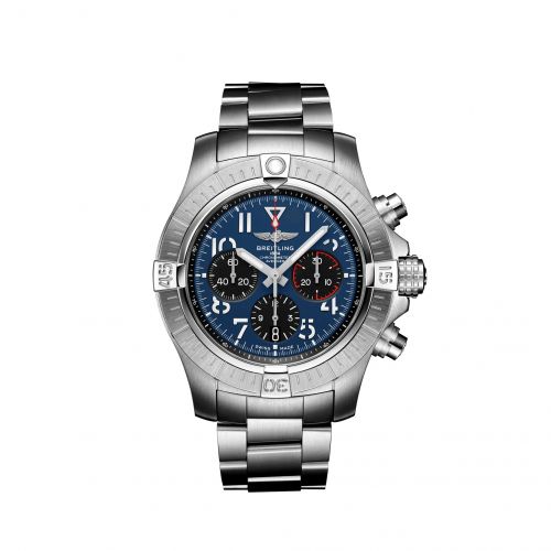 Avenger B01 Chronograph 45 Stainless Steel / Blue / Bracelet
