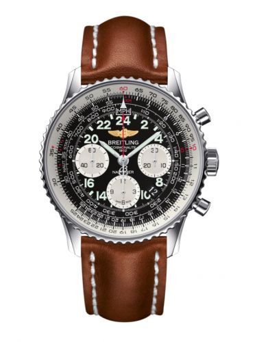 Cosmonaute Stainless Steel / Black  / Calf