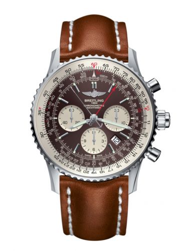 Navitimer Rattrapante Stainless Steel / Panamerican Bronze / Calf / Pin