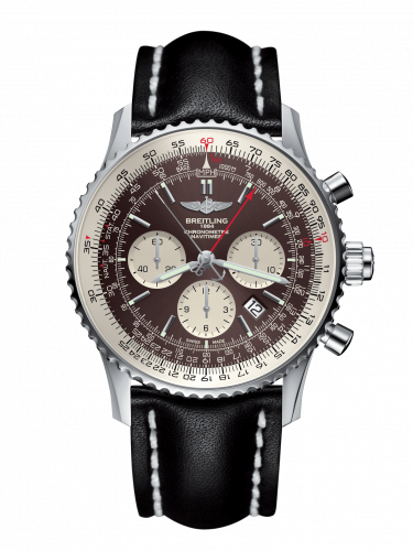Navitimer Rattrapante Stainless Steel / Panamerican Bronze / Calf / Pin
