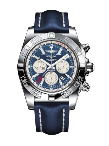 Chronomat 47 GMT Stainless Steel / Metallica Blue / Calf