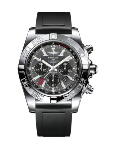 Chronomat 47 GMT Stainless Steel / Blackeye Gray / Rubber