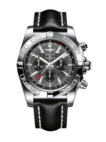 Chronomat 47 GMT Stainless Steel / Blackeye Gray