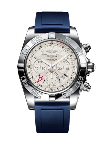 Chronomat 47 GMT Stainless Steel / Sierra Silver / Rubber