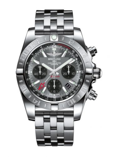 Chronomat 44 GMT Stainless Steel / Blackeye Grey / Bracelet
