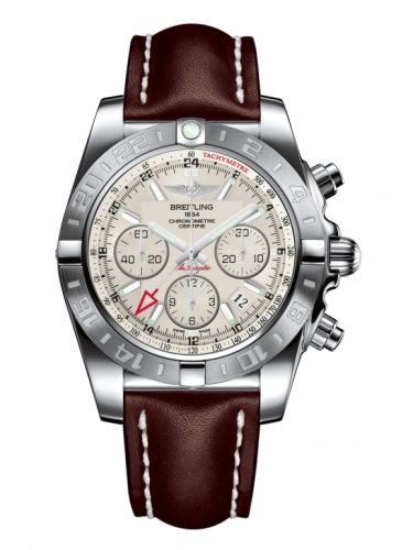 Chronomat 44 GMT Stainless Steel / Sierra Silver / Calf