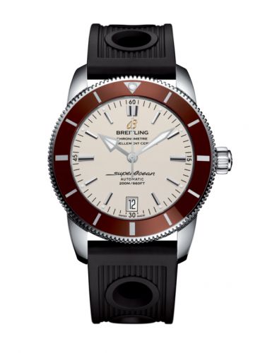 Superocean Heritage II 42 Stainless Steel / Bronze / Silver / Rubber