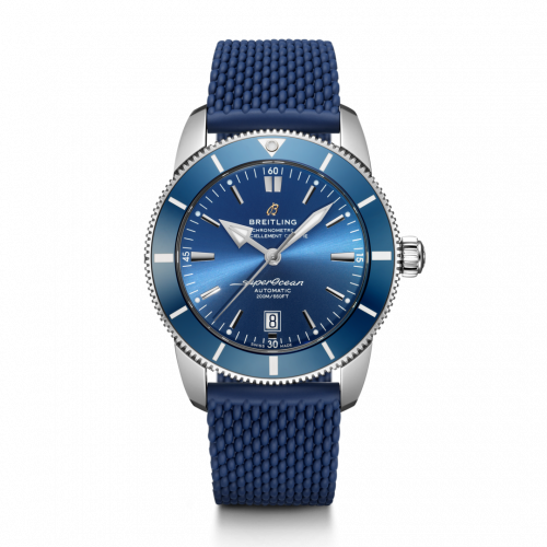 Superocean Heritage II 46 Stainless Steel / Blue / Blue / Aero Classic