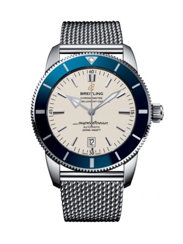 Superocean Heritage II 46 Stainless Steel / Blue / Silver / Milanese