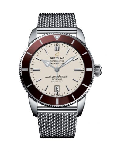 Superocean Heritage II 46 Stainless Steel / Bronze / Silver / Milanese