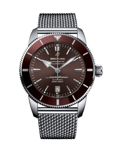 Superocean Heritage II 46 Stainless Steel / Bronze / Bronze / Milanese