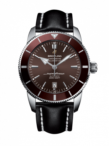 Superocean Heritage II 46 Stainless Steel / Bronze / Bronze / Calf / Folding