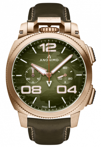 Militare Automatic Bronze / Green Camouflage / Leather