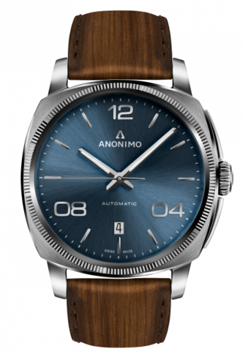 Epurato Automatic Stainless Steel / Blue / Leather