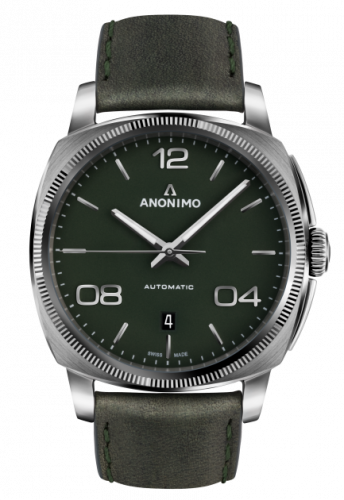 Epurato Automatic Stainless Steel / Green / Leather