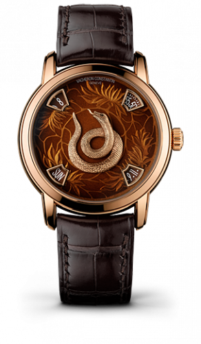 Métiers d'Art The Legend of the Chinese Zodiac Year of the Snake Pink Gold