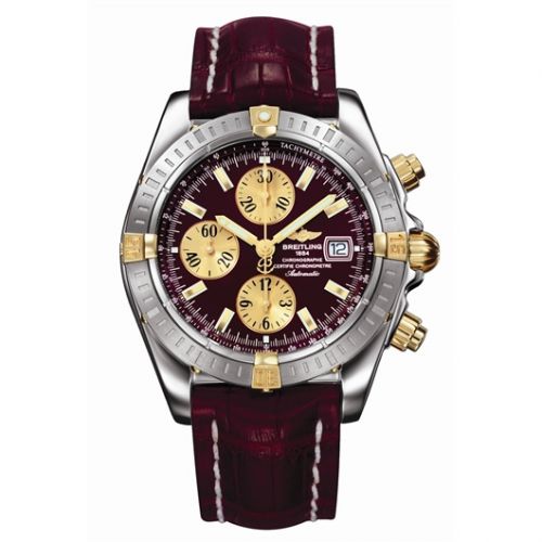 Chronomat Evolution Stainless Steel / Yellow Gold / Black