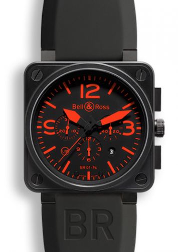 BR 01 94 Red Chronograph